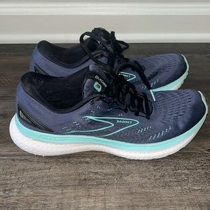 Brooks Glycerin 19 - Navy Blue and Teal - Size 10B
